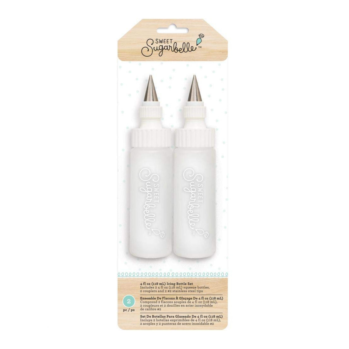 BOTELLA PARA GLASEADO X 2PZAS (236ML) SUGARBELLE – Punto Nieve