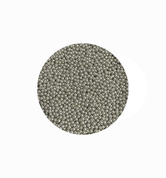 GRAGEA PERLA PLATA 2mm X 50GR